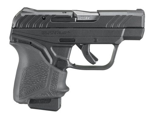 ruger lcp ii .22 hogue grip right side view