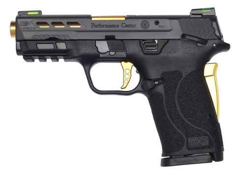 PERFORMANCE CENTER® M&P®9 SHIELD™ EZ® GOLD PORTED BARREL MANUAL THUMB SAFETY