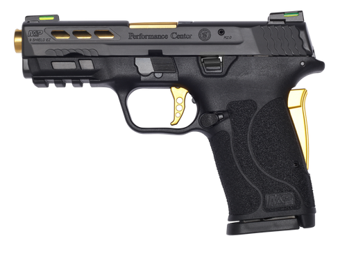 PERFORMANCE CENTER® M&P®9 SHIELD™ EZ® GOLD PORTED BARREL NO THUMB SAFETY