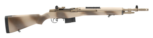 SPRINGFIELD ARMORY M1A™ SCOUT SQUAD™ RIFLE TWO-TONE DESERT FDE .308 / 7.62x51 NATO RIGHT SIDE VIEW