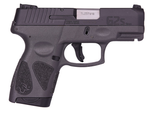 TAURUS G2S MATTE BLACK SLIDE WITH GRAY FRAME RIGHT SIDE VIEW