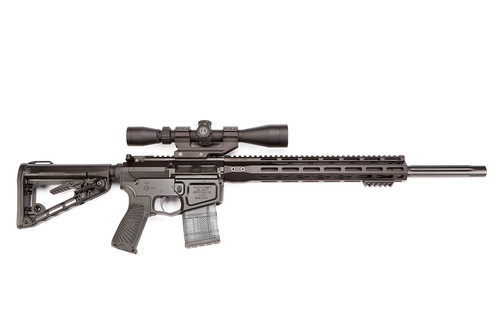 WILSON COMBAT SUPER SNIPER BLACK FLUTED THREADED 20" .223 WYLDE RIGHT SIDE VIEW DOES NOT COME WITH OPTIC