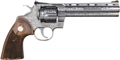 COLT PYTHON 6"  ENGRAVED DAVIDSON'S EXCLUSIVE .357 MAGNUM RIGHT SIDE VIEW