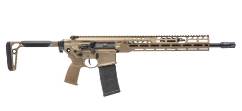 SIG SAUER MCX-SPEAR LT COYOTE TAN 16" 5.56 NATO RIGHT SIDE VIEW