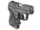 ruger lcp ii .22 hogue grip right side view front angle