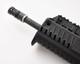 tavor x95 front of handguard with barrel and markings 300 BLK 1:8 CHF/CL left side close angled up