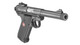 RUGER MKIV TARGET BLUED THREADED BARREL FRONT RIGHT SIDE VIEW