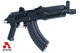 ARSENAL INC SAM7K-44 GENESIS PISTOL W/ REAR PICATINNY RAIL 7.62X39 RIGHT SIDE VIEW FRONT ANGLE