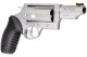 TAURUS JUDGE MAGNUM MATTE STAINLESS RIGHT SIDE VIEW FRONT ANGLE