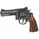 SMITH & WESSON MODEL 586 4" .357 MAGNUM LEFT SIDE VIEW FRONT ANGLE