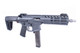 noveske space invader pistol sniper grey with magazine inserted right side forward angle view