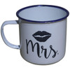ENA17 Engraved Enamel Mug - Mrs