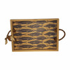 TRAYFISH19 Wooden Tray - Blue Fish