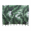 SKF1G Green Palm Leaves Scarf