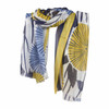 SY1A Blue Yellow White Scarf