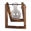 RS1781 One Glass Vase Wooden Stand