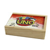 BOXIUNO Printed Wooden Uno Box Containing Uno Cards