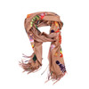 ZZ12B Birds On Beige Scarf