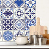 VTILE6 Vinyl Printed Wall Tile Sticker - Lisbon Floral