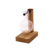 WS1B One Glass Vase Wooden Stand