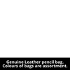 LRGLEATHERBAG Plain Leather Pencil Bag