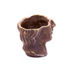 15445SB11 Small Grey And Gold Male Half Face Planter