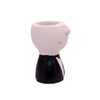 S019 Black And White Tux Cement Male Planter