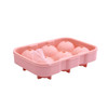 RX5001C Peach 6 Ice Silicone Tray - Ball Ice