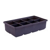 RX5008A Charcoal 8 Large Ice Cube Tray - Square