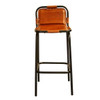 NW01 Leather Iron Bar Chair