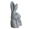 148L Large Speckled Grey Thinking Bunny