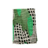 QQC4B Abstract Pattern Scarf - Green