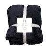 BF1D H Luxe Plush Blanket - Blue Grey
