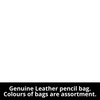 EDLPBAG16 Genuine Leather Edson Long Pencil Bag - Boss Lady Face