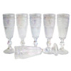 7136D Champagne Glass (Set of 6) - Polished Pearl