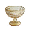 7137C Glass Bowl (Set of 6) - Gold Chrome