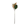 XSJ011 Artificial Leaves Branch - Brown And Green Magnolia