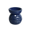 93092 Blue Purple Ceramic Oil Burner - Swirl