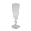 CHAM050F Diamond Pattern Champagne Glass (Set of 6) - Clear