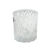 ZS06123 Whiskey Tumbler Set of 6 - Clear Diamond Pattern