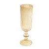 7116E Champagne Glasses Box Of 6 - Yellow Lined Pattern