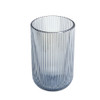 7113D Tall Drinking Glass Box of 6 - Blue Lined Pattern