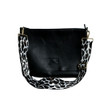 L2AA Woven Bag Strap - White And Brown Leopard Pattern