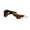 L2CC Woven Bag Strap - Gold And Brown Leopard Pattern