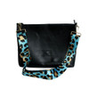 L3AA Bag Strap - Light Blue And Gold Leopard Pattern