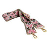 L4BB Western Inspired Bag Strap - Pink And Brown