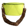 S2AA Thin Bag Strap - Gold And Black Leopard