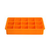 HH093A Silicone Ice Cube Tray - Orange 15 Cubes
