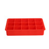 HH093D Silicone Ice Cube Tray - Red 15 Cubes