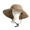 YF2223G Polyester Large Hat - Light Brown